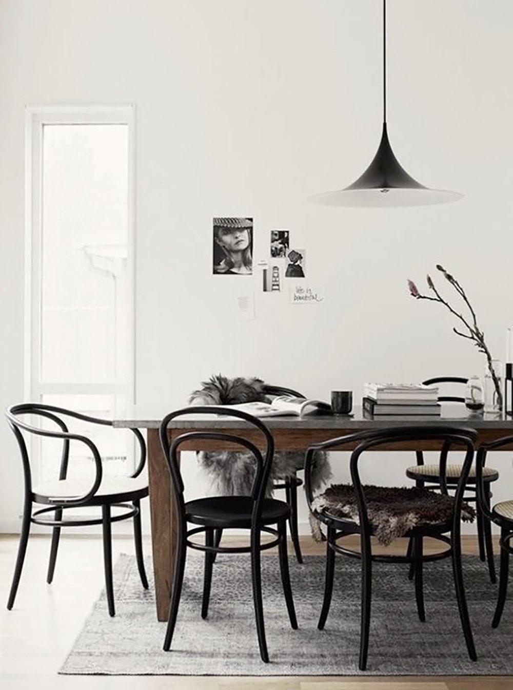 Semi Arch Pendant Light – Designer Aluminum Swag Lamp for Dining & Living Spaces
