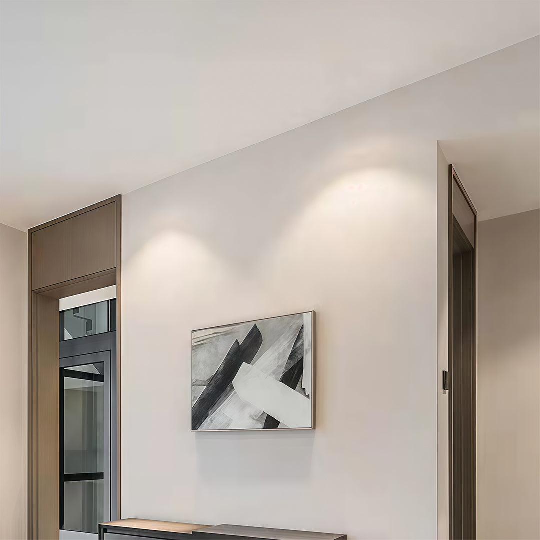 Hill-Shaped Recessed LED Spotlight with Full-Spectrum Light