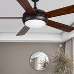 Hanging 3 Gear Wind Speed Retro Wood Fan Blade Mute Energy Saving Ceiling Fans With Lights