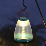 Lumina Spiral Portable LED Table Lamp – Rechargeable Ambient Light for Modern Interiors