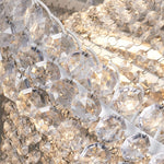 Aurelia Gold Acrylic Crystal Pendant Light for Outdoor Weddings and Events