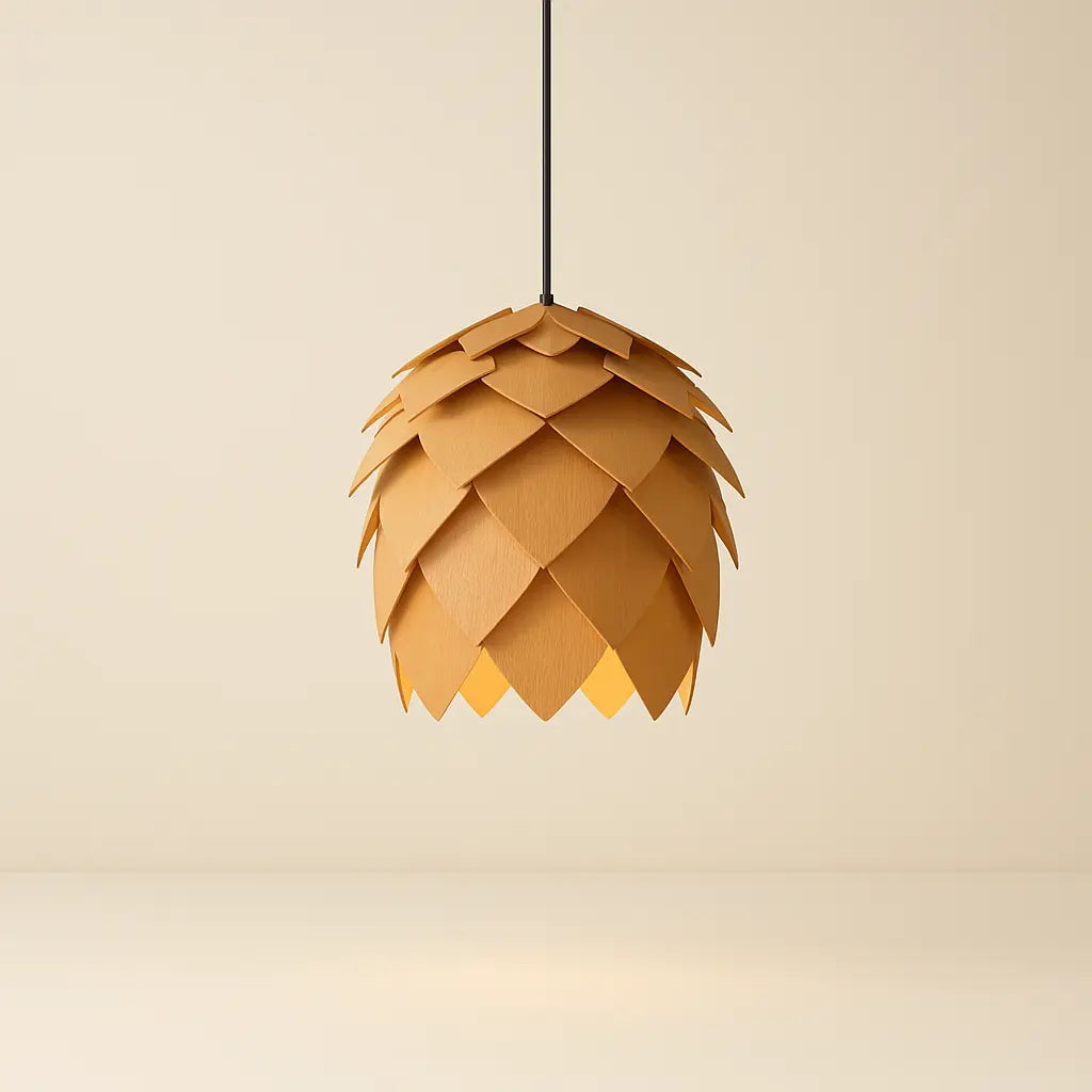 Modern Chic Wooden Pendant Lamp