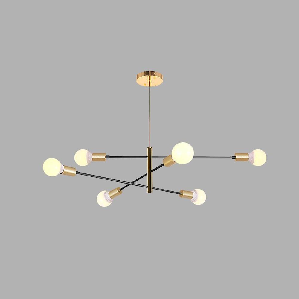 Luxurious 6 Light Sputnik Chandelier With E27 Bulb Base 41 Dia X 31 H