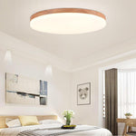 Aurelia Wood & Acrylic LED Flush Mount Ceiling Light
