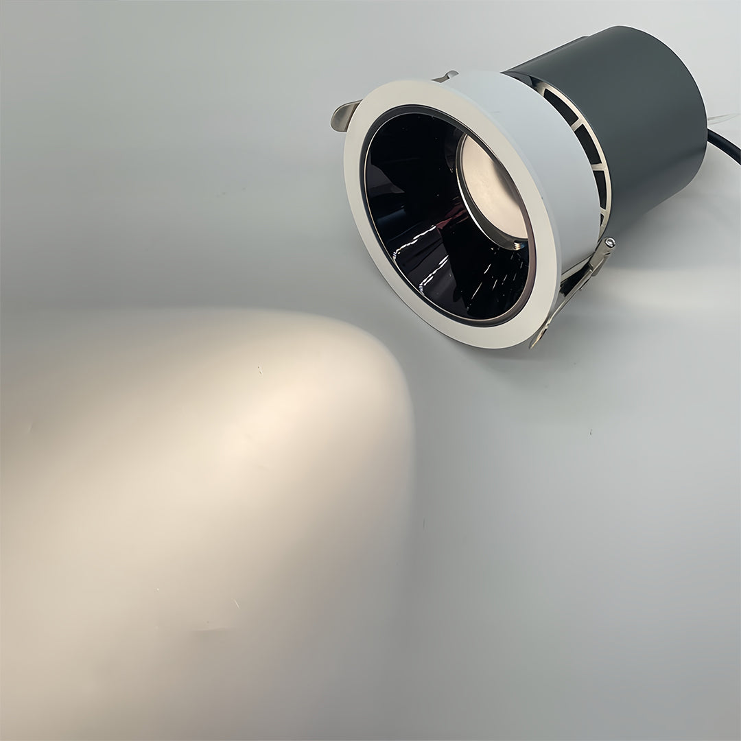 Recessed LED Ceiling Spotlights with Anti-Glare Optics for Modern Interiors