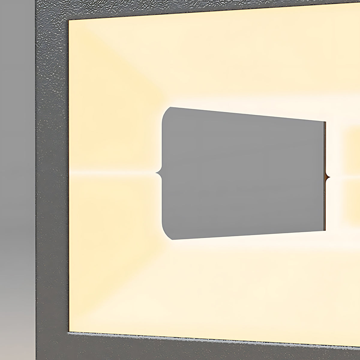 Hollow Square LED Pillar Light | Solar & Hardwired Outdoor Fence Post Lamp
