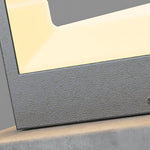 Hollow Square LED Pillar Light | Solar & Hardwired Outdoor Fence Post Lamp