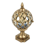 Modern LED Outdoor Post Lights in Black or Bronze with Glass Shade