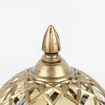 Modern LED Outdoor Post Lights in Black or Bronze with Glass Shade