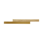 Modern Linear LED Wall Sconce in Brushed Gold with Acrylic Diffuser