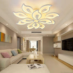 Lumière Botanica LED Flush Mount Ceiling Light in Metal and Acrylic