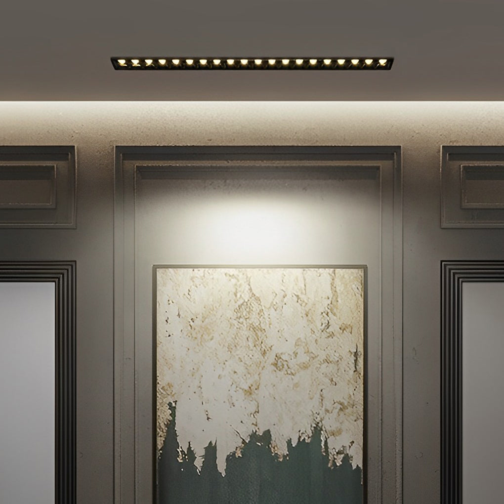Trimless Linear Recessed LED Spotlight with Magnetic COB Module