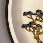 Greeting Pine Outdoor Wall Sconce in Black Stainless Steel