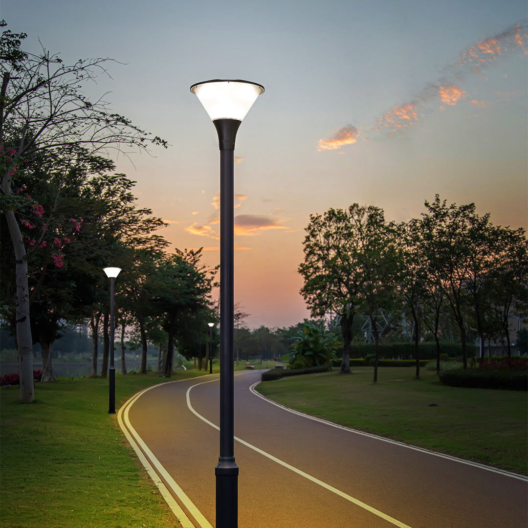 Minimalist LED Yard Post Light with Die-Cast Aluminum Body