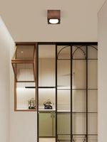 Cobra Wood Ceiling Light – Minimalist Flush Mount in Natural Wood