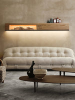 Mountain Reverie Wall Sconce — Handcrafted Wood LED Wall Light