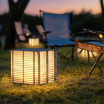Grid Post Outdoor Light — Weatherproof Matte Black LED Post Lamp