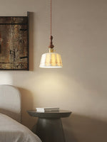 Roselind Hand-Painted Ceramic Pendant Light for Dining & Living Spaces