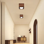 Cobra Wood Ceiling Light – Minimalist Flush Mount in Natural Wood