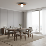 Minimalist Natural Timber Ceiling Lamp