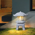 Pagoda Stone-Effect LED Landscape Light for Garden & Courtyard