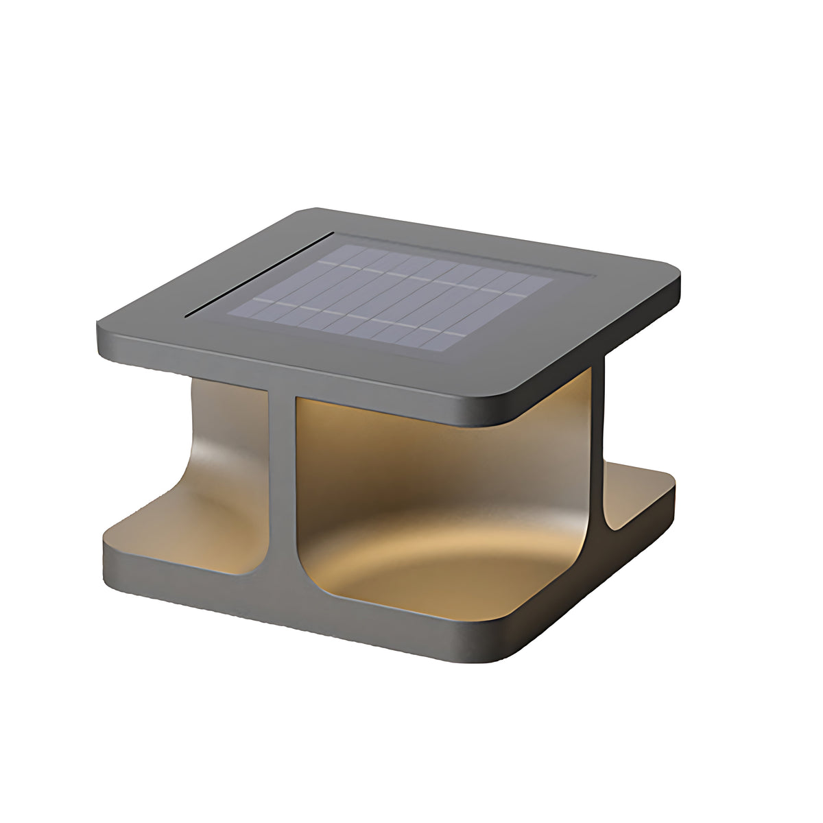 Modern Stainless Steel Square Post Lights for Courtyard and Garden