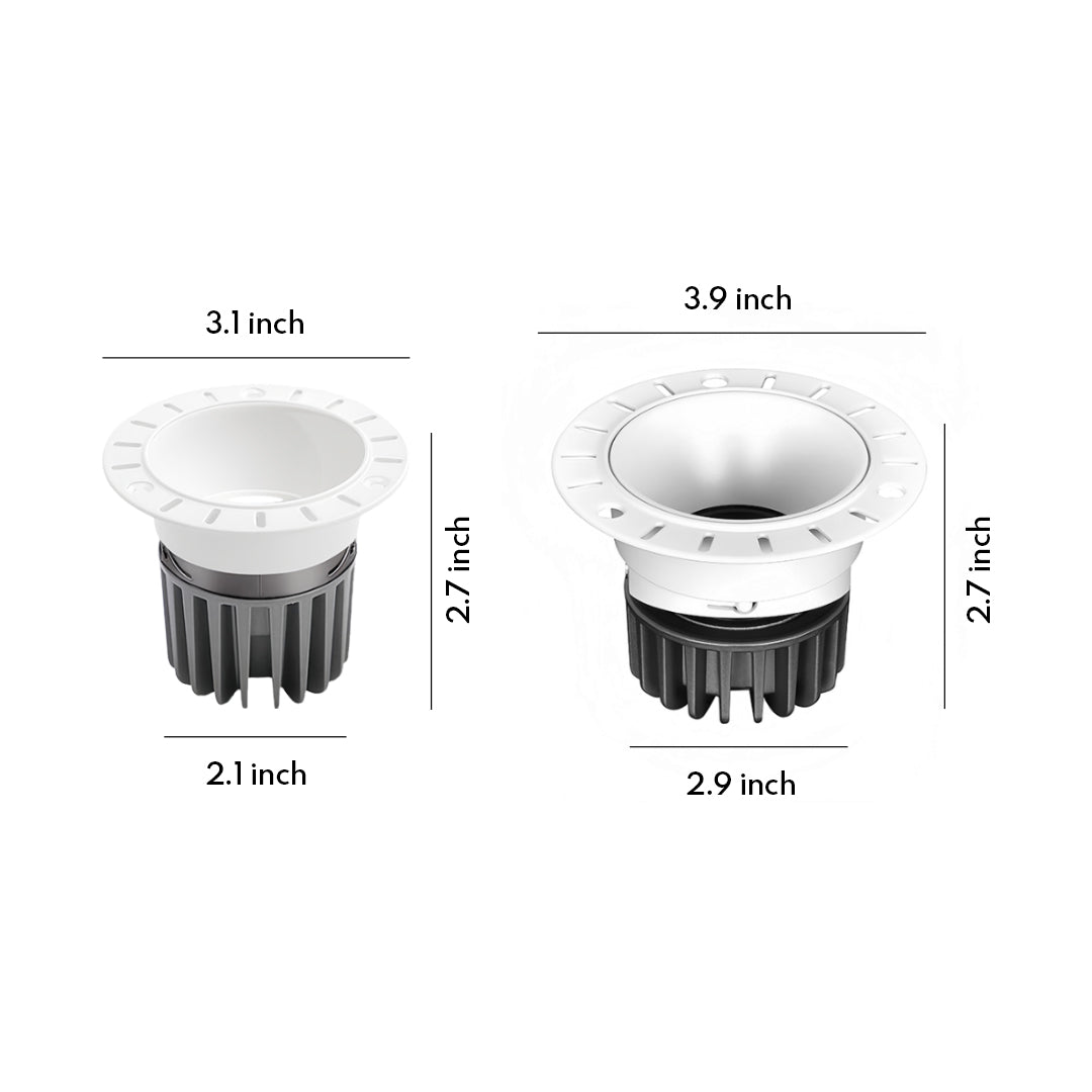 Lumina Recessed LED Spotlight with Anti-Glare Optics