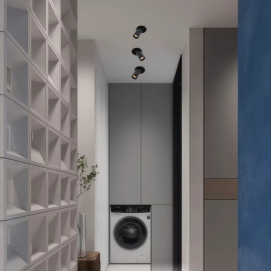 Modern Recessed LED Spotlights with Adjustable Anti-Glare Design