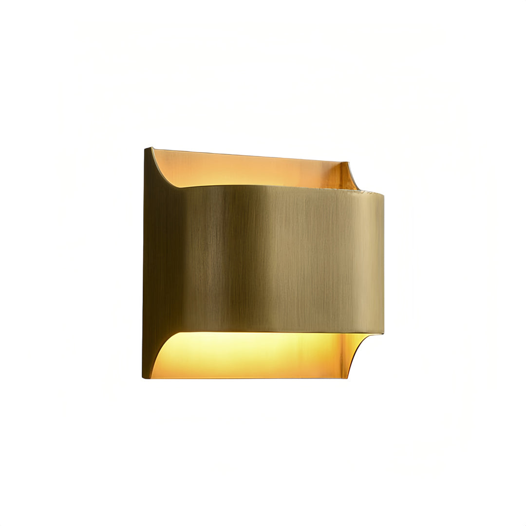 Modern Brass Up and Down Wall Sconce for Refined Interiors