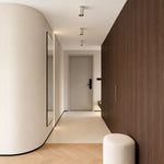 Modern White LED Spotlights, Adjustable 360° Ceiling Lights, Pair