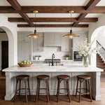 Vintage Brass Glass Pendant Light with Adjustable Cord for Modern Interiors