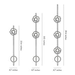 Modern Linear LED Wall Sconce with Pleated Glass Shade