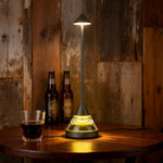 Aurora Spire LED Table Lamp – Modern Minimalist Aluminum & Iron Accent Light