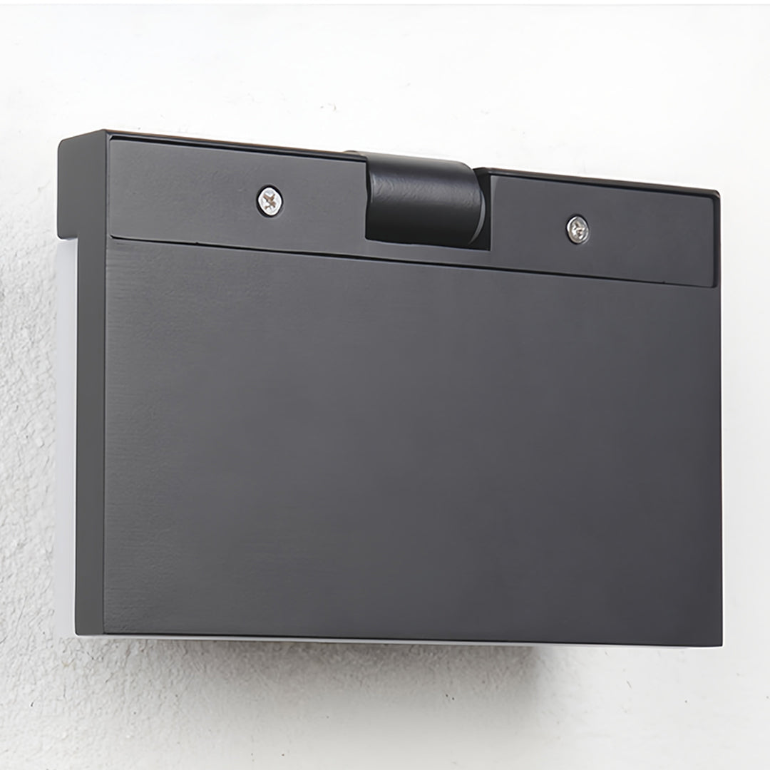 Industrial Outdoor Wall Sconce with Adjustable Head, IP65 Waterproof Aluminum LED Light