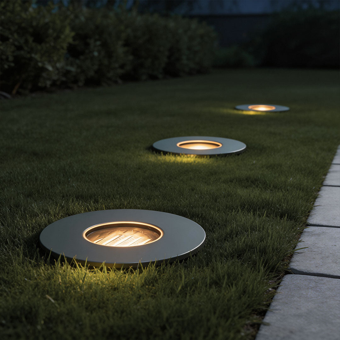 Inground Well Light 6-Pack | Anti-Glare Recessed Step Light in Stainless Steel
