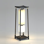 Solar LED Outdoor Lanterns with Asian-Inspired Design