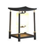 Solar LED Outdoor Lanterns with Asian-Inspired Design