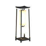 Solar LED Outdoor Lanterns with Asian-Inspired Design