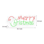 Luminous Merry Christmas LED Neon Sign – Acrylic Holiday Light Art