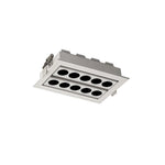 Recessed LED Spotlights with Adjustable Grille, Modern Architectural Linear Lighting