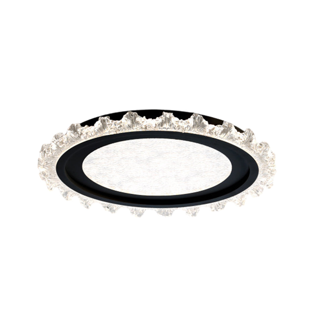 Lumière Rond LED Flush Mount Ceiling Light in White