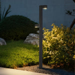Modern Outdoor Bollard Light – Waterproof LED Pathway Luminaire in Black