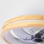 Aria Five-Blade Wood Ceiling Fan with Dimmable LED Light