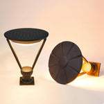 Vintage-Inspired Outdoor Pillar Lights with Dual Power Options