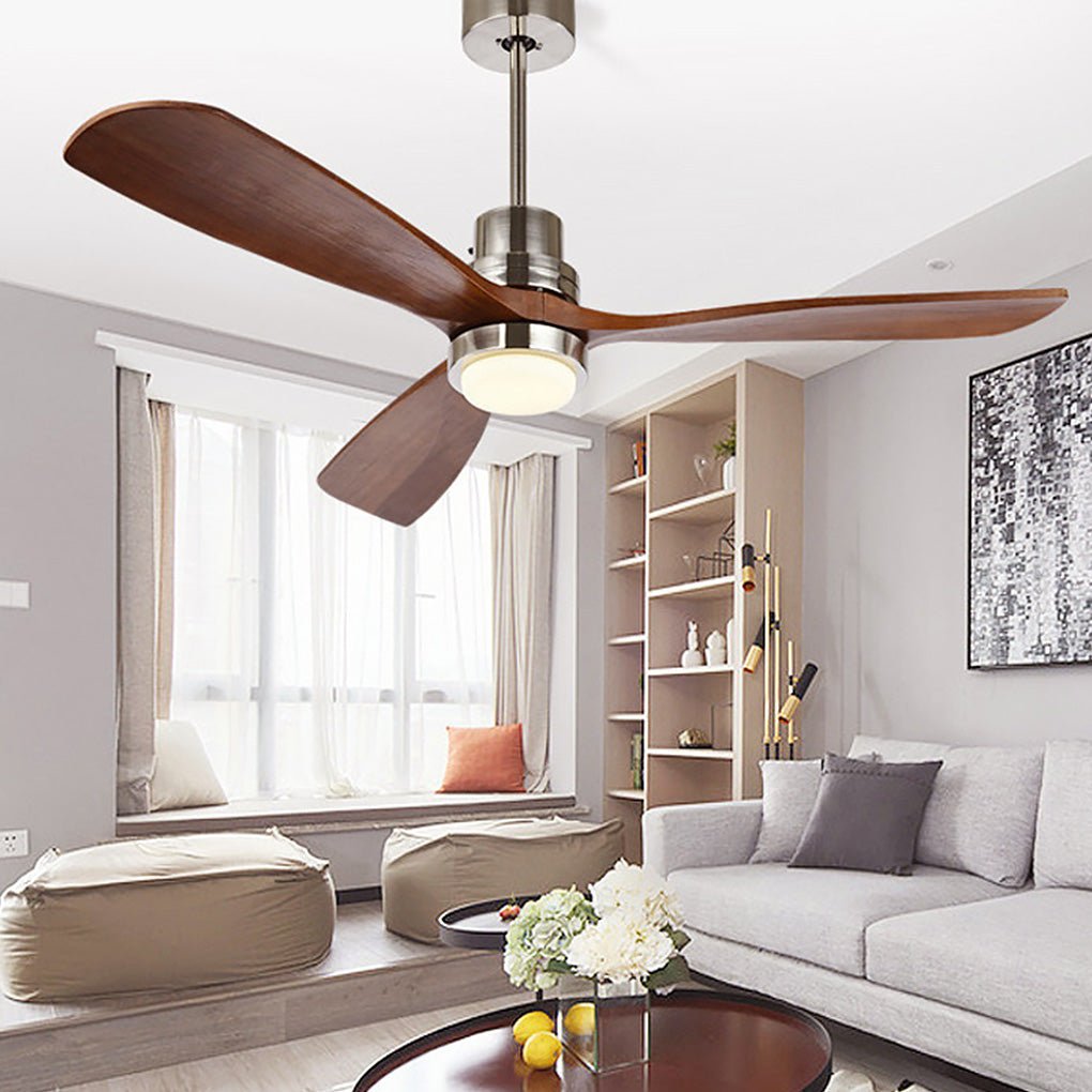Intelligent Frequency Conversion Dimming Led Ceiling Fan Lamp With Remote Control