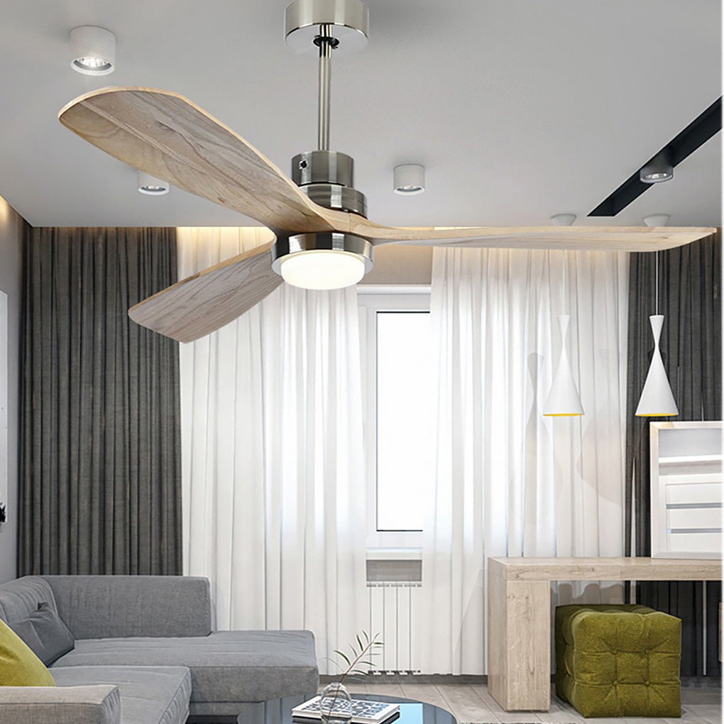 Intelligent Frequency Conversion Dimming Led Ceiling Fan Lamp With Remote Control
