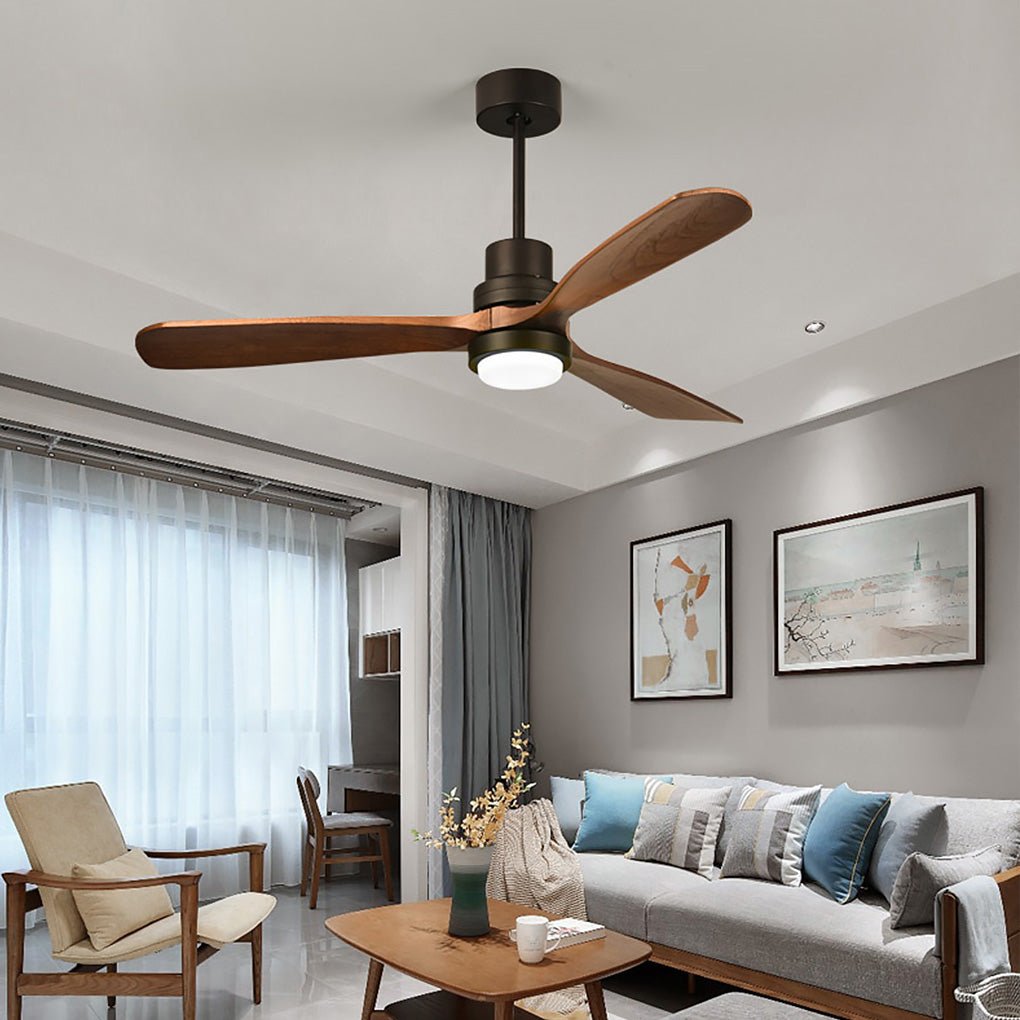 Intelligent Frequency Conversion Dimming Led Ceiling Fan Lamp With Remote Control