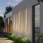 Linear Outdoor Wall Sconce with Dimmable LED Light