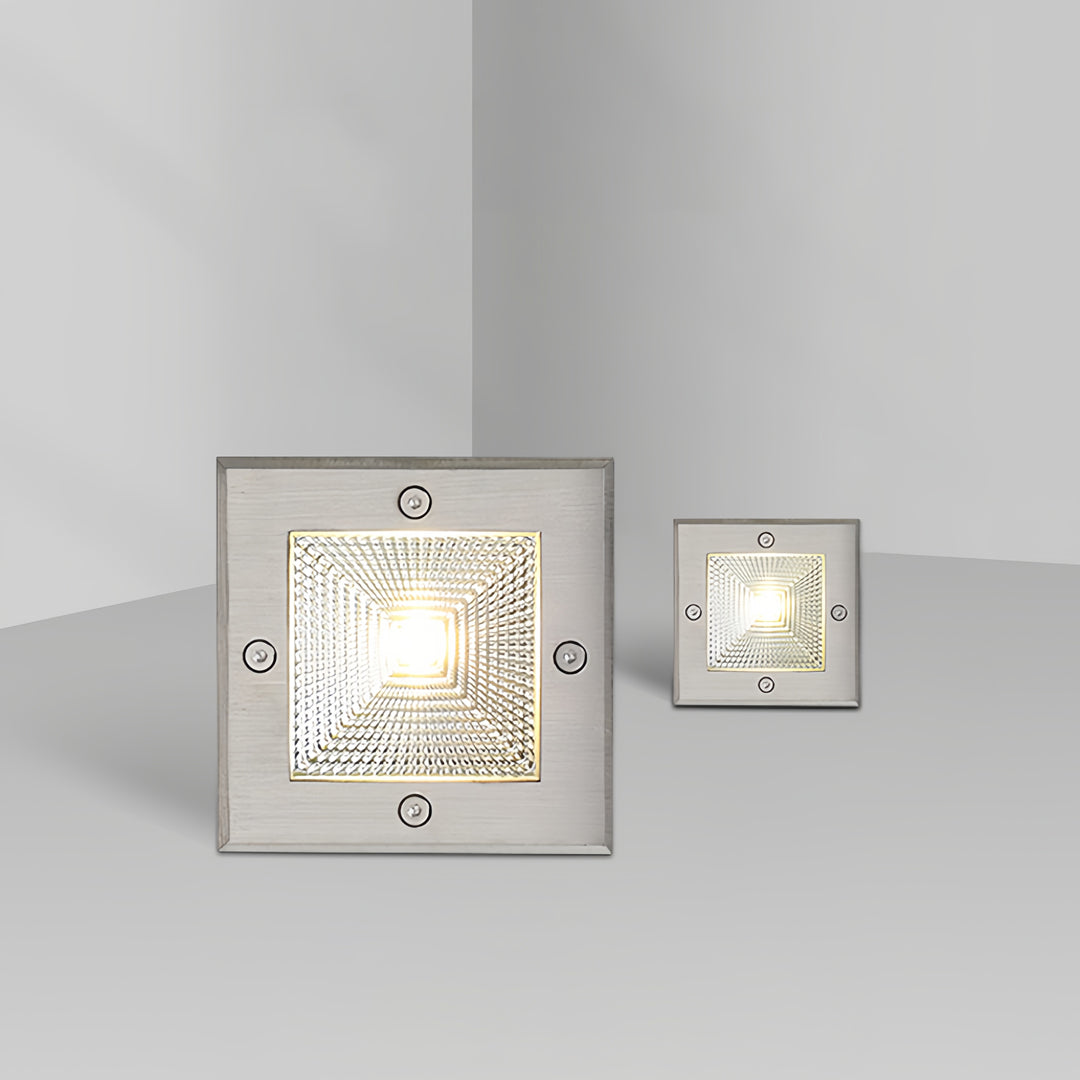 Minimalist Inground LED Step Light – IP65 Waterproof Outdoor Recessed Luminaire
