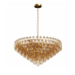 Modern Glass Pendant Chandelier 8-Light 10-Light American Luxury Ceiling Light